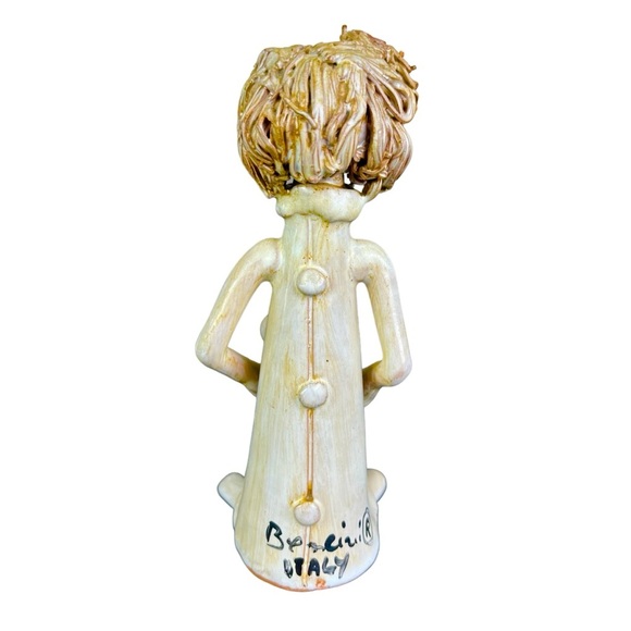 Vintage Dino Bencini Dentist With Tooth Ceramic Sculpture Signed Figurine Italy - Picture 4 of 6